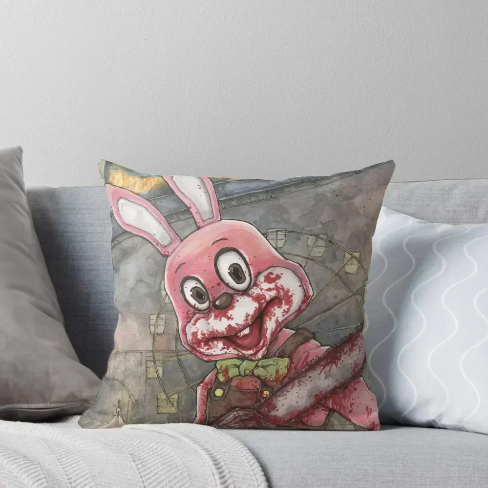 Silent Hill Robbie The Rabbit Throw Pillow Christmas Covers Room decorating items pillow