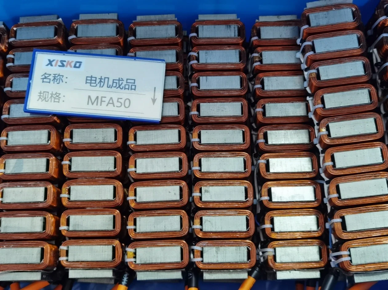 High Thrust Flat Shaped Linear Motor Iron Core Mover Magnetic Stator Customizable Linear Motor Linear Transmission