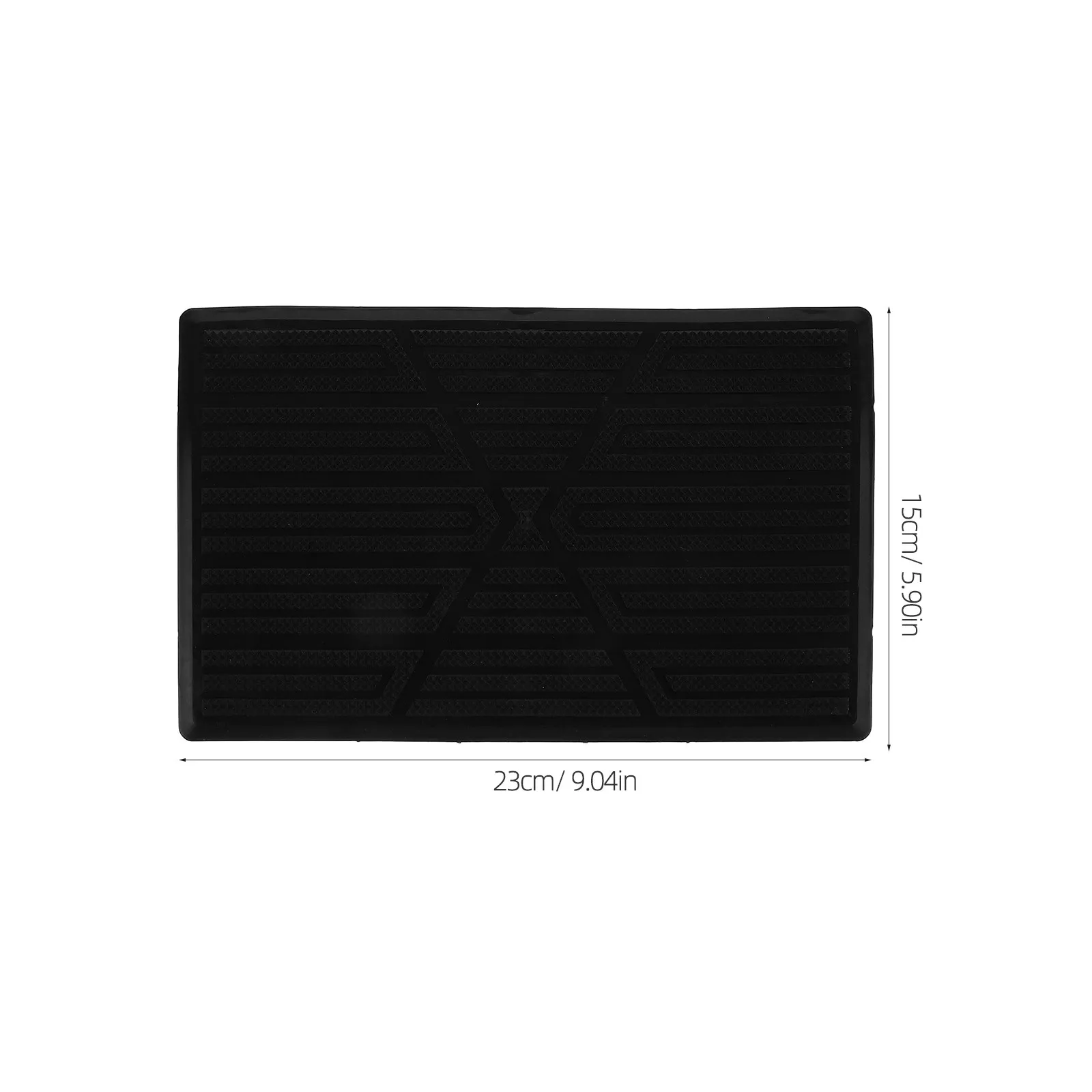 Automotive Carpet Patch Thick Rubber Car Floor Carpet Repair Patch for Foot Pedal Area Non-Slip Car Pedal Pad Replacement