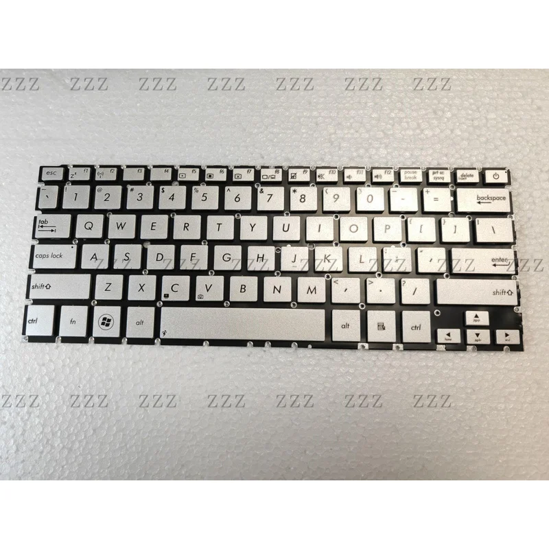 ZZ New Keyboard For Asus UX32A UX32E UX32V UX32VD UX32K silver colour US No Backlit