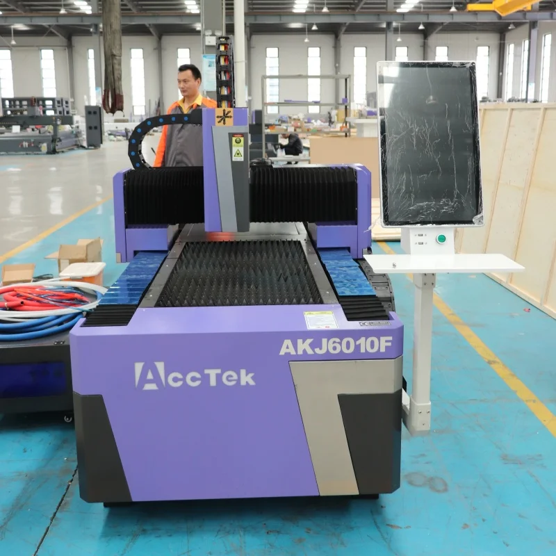Wholesale Cnc Fiber Laser 1500w Cut 12mm Carbon Steel 4mm Stainless Steel Laser Metal Cutting Machine 600*1000mm