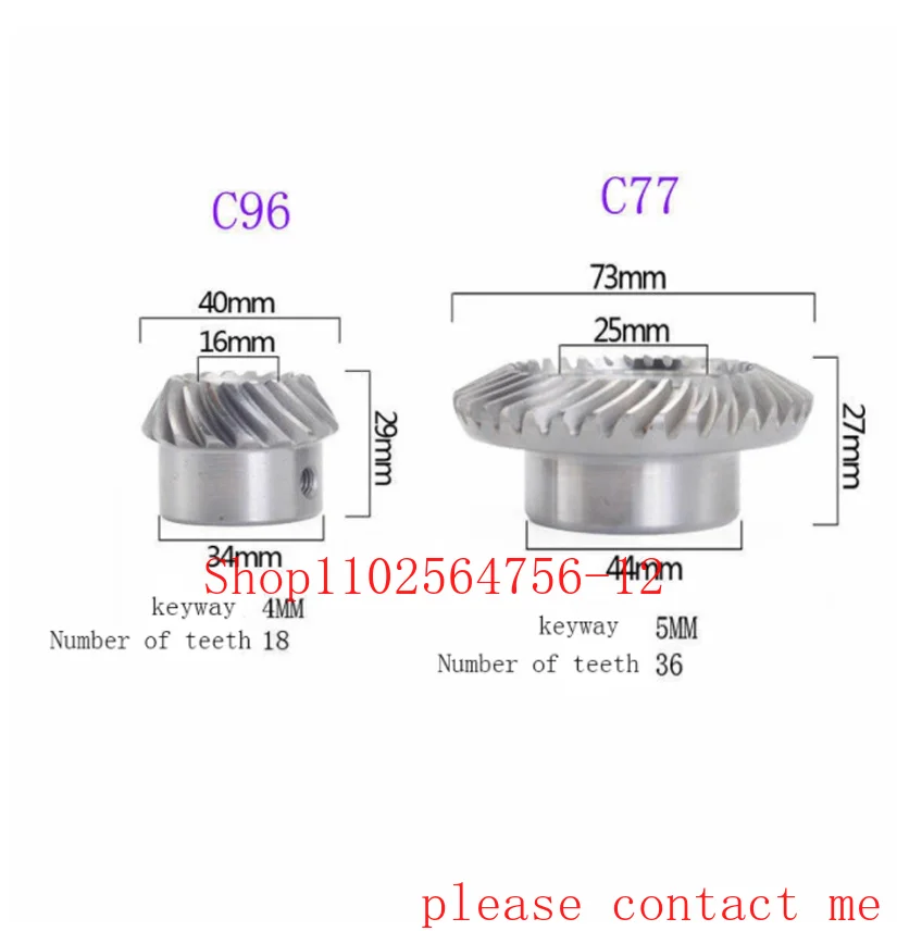 

C77+C96 Milling Machine Lifting Gear Turret Spiral Lifting Gear Helical Gear Milling Machine Processing