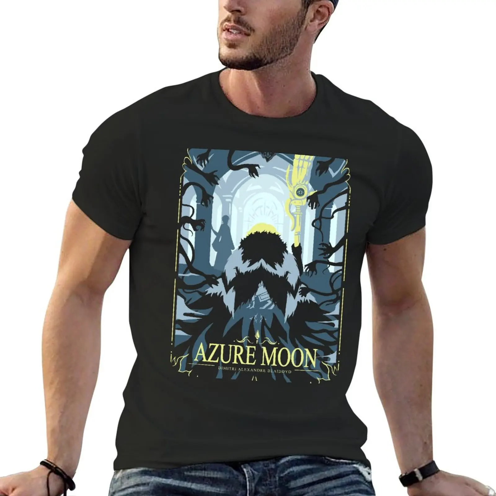 

Azure Moon T-Shirt vintage graphic tee cute tops custom shirt man t shirt outfits for men
