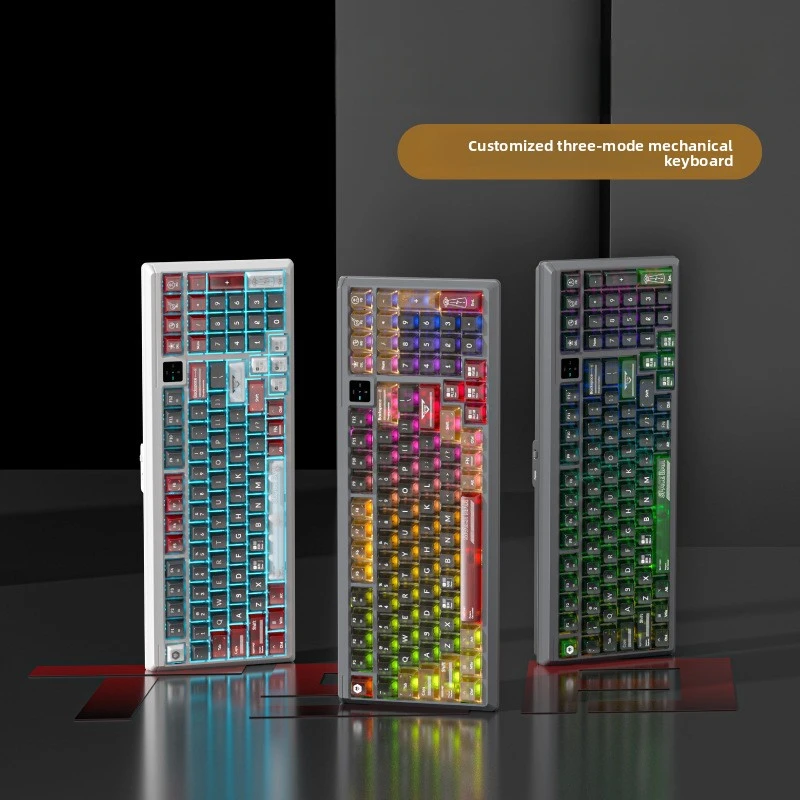 

T98 Three-Mode Mechanical Keyboard Hot-Swappable Full-Key No-Conflict Gaming Office