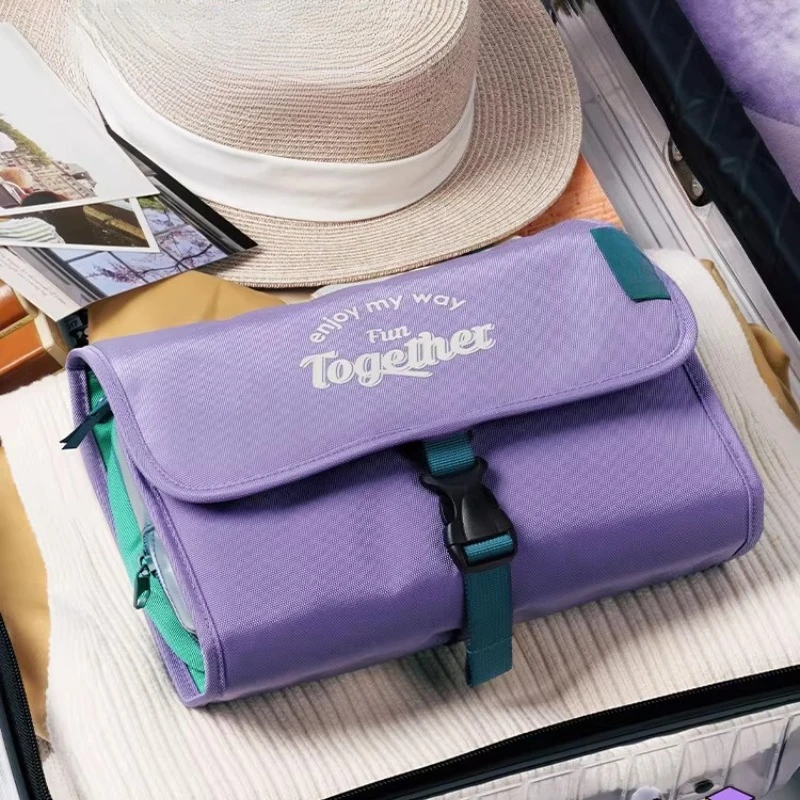 

Travel Wash Bag Folding Storage Bag Portable Business Travel Large Capacity Cosmetic Bag