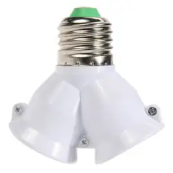 Portalampada portalampada E27 da E27 a 2-e27 portalampada universale portalampada vite adattatore Splitter per uso domestico di alta qualità E27 Base Led