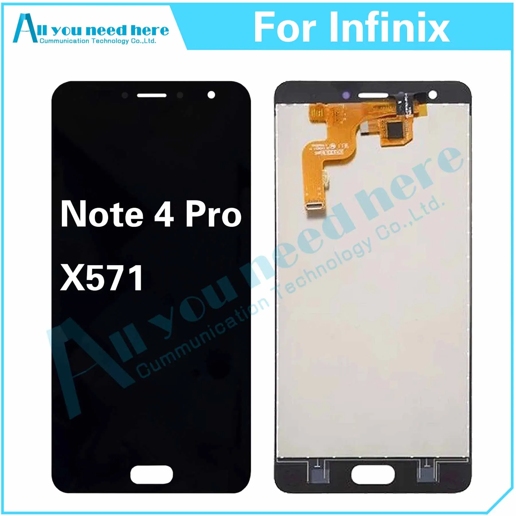 

100% проверенный для Infinix Note 4 Pro X571 ЖК-дисплей кодирующий преобразователь сенсорного экрана в сборе для Note4Pro Ремонт Замена