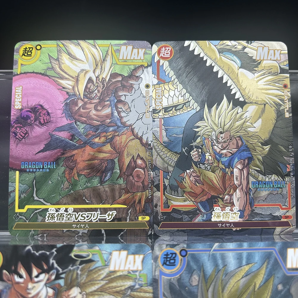 Diy Anime Loong Ball Proxy TCG Collectible Cards Goku Gohan Color-Flash/Coarse-Flash Premium Complete Collectible Cards Gift view 3