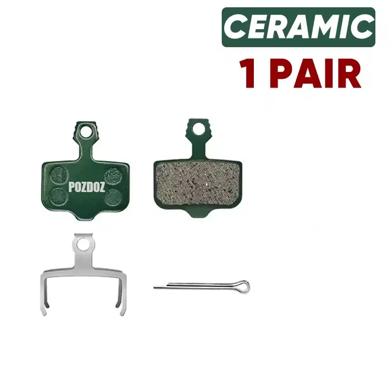 POZDOZ Keramik-hydraulische Scheibenbremsbeläge, verschleißfeste Scheibenbremsbeläge für SRAM AVID ELIXIR 1/2/4/6/8/10 Paar MTB-Bremsbeläge – Detail 7