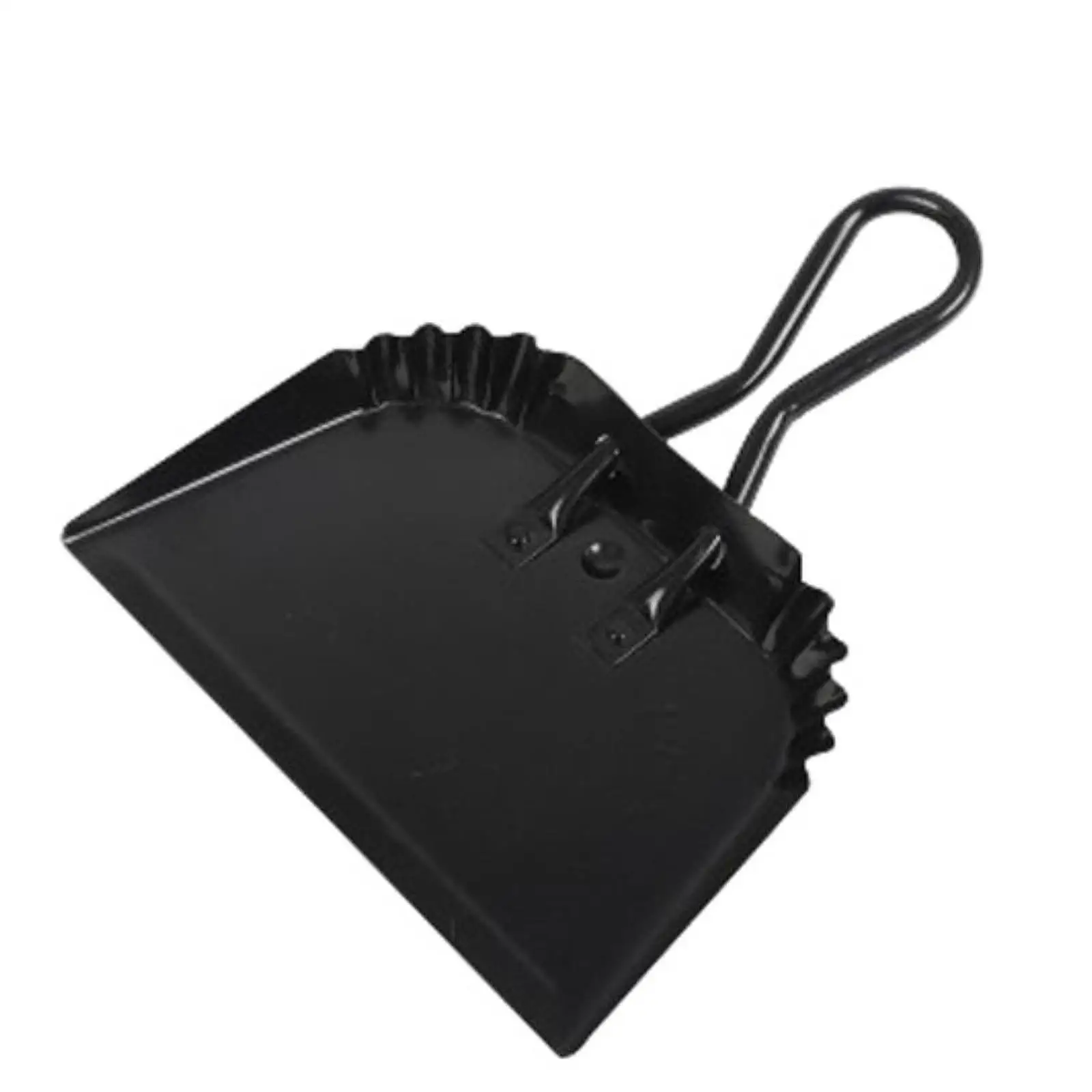 Portable Broom and Dustpan Iron Cleaning Household Tool Garden Supply for Daily Dust Removal