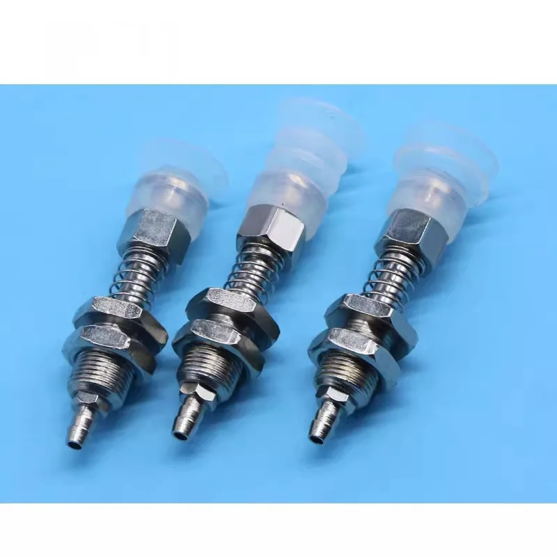 L60 Big‑Head Pneumatic Vacuum‑Suction‑Cup Metal‑Fitting Manipulator Mechanical Pneumatic Hardware Accessory Spare Fitting
