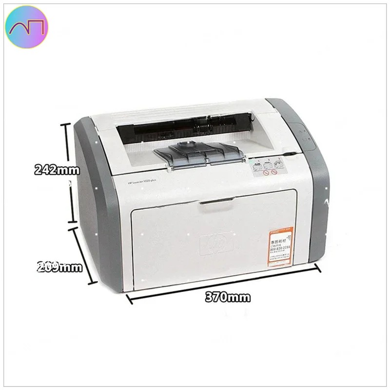 

Used Black And White Laser Small Printer HP1010 1007 10081020 Student Home Office A4