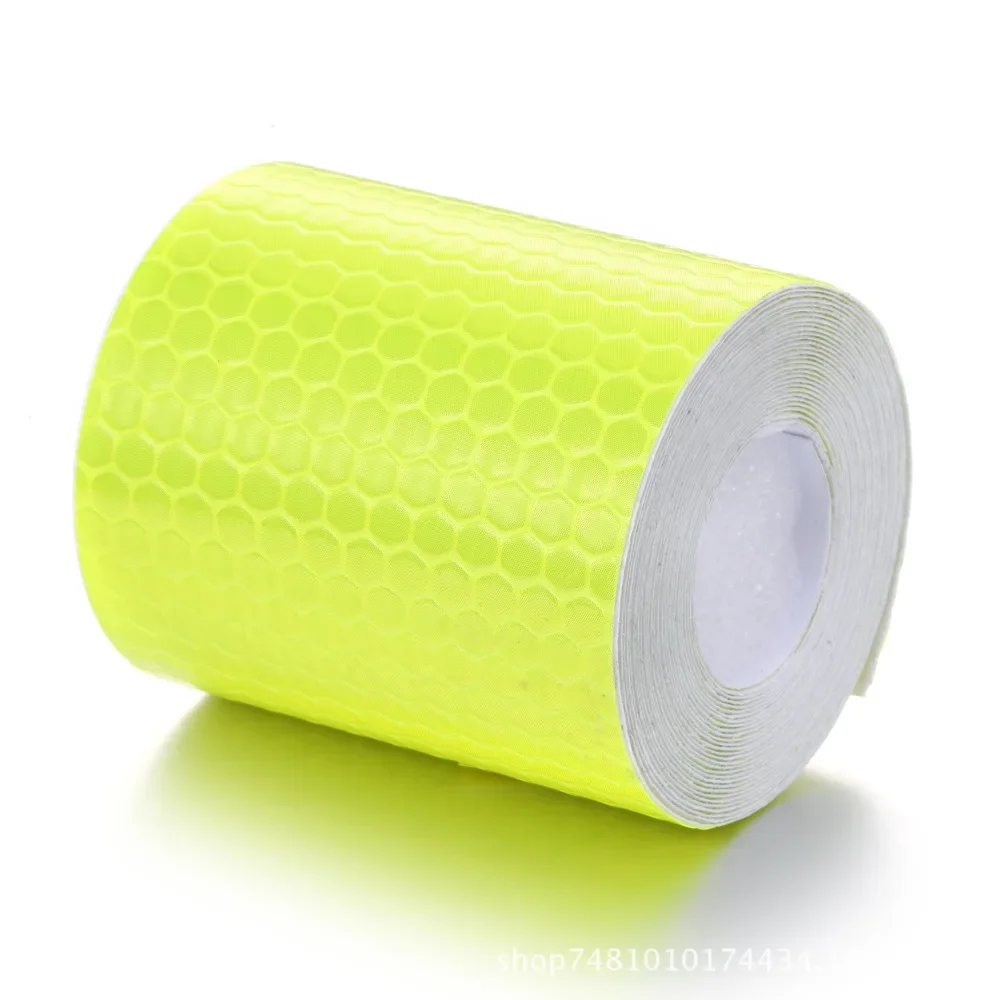 1 Rol 5Cm * 3M Veiligheid Reflecterende Tape Sticker Auto Been Polsband Nacht Sport Reflecterende Stickers Waarschuwingstape Reflecterende Label