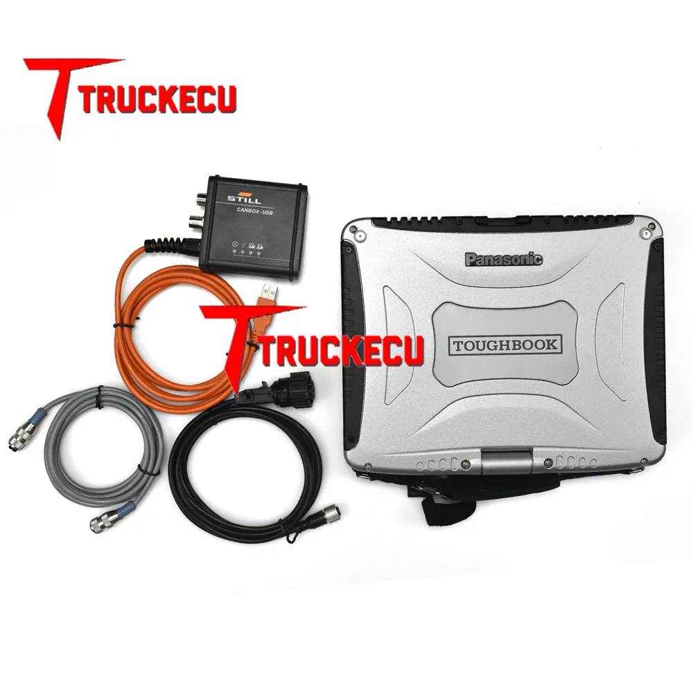 CF19 laptop with Judit Incado Box Diagnostic Kit JUDIT 4 Jungheinrich forklift Diagnostic tool Linde canbox Still