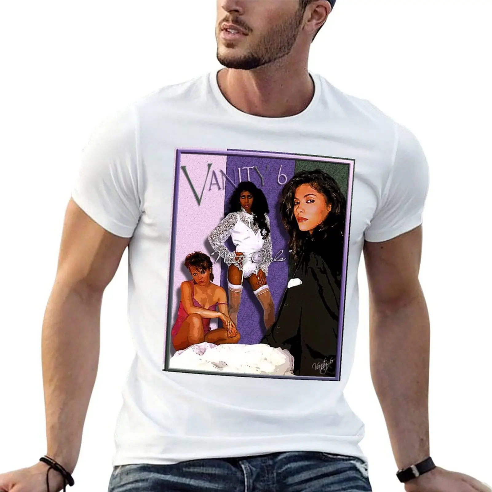 

Vanity 6 Nasty Girls D-2 Shirt T-Shirt t shirts for man graphic tees graphic t shirts for man T-Shirt