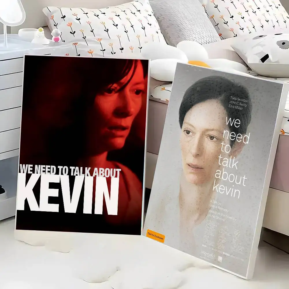 We Need To Talk About K-Kevin Movie Poster Art Sticky Wall Waterproof Home Living Room Bedroom Bar Aesthetic Decoration