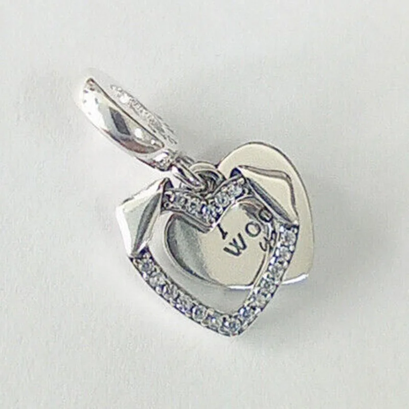 925 Sterling Silver Bead Spanish Flamenco Guitar Shoe Fan Triple Dangle Charm Fit Fashion Women Bracelet Bangle Gift DIY Jewelry