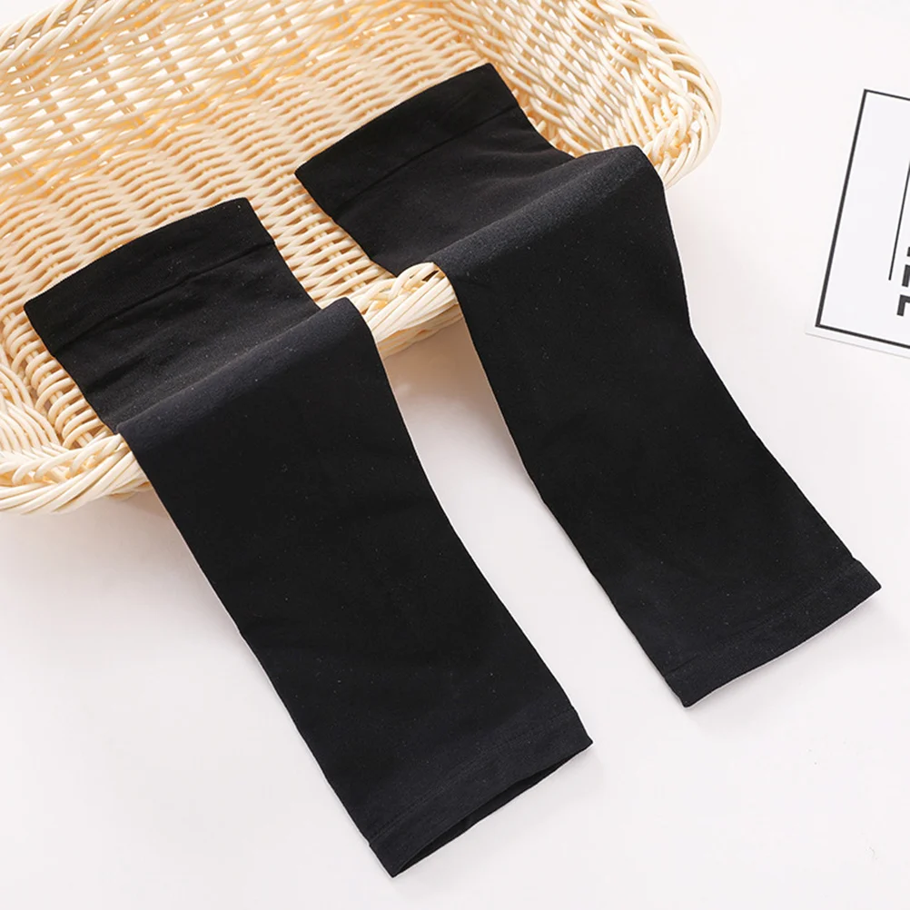 زوجان من أكمام الذراع للحماية من الأشعة فوق البنفسجية، غطاء واقي من الشمس للأنشطة الخارجية وركوب الدراجات والجري والصيد والبستنة وكرة السلة باللون الأسود #6