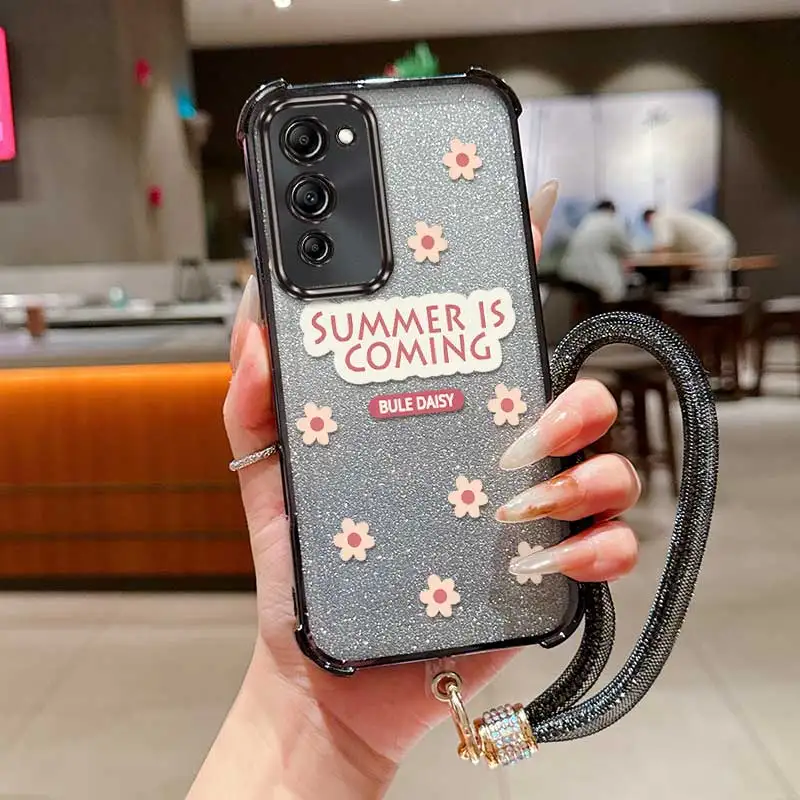 حافظة لهاتف VivoY04 باللون الأزرق ديزي مصنوعة من مرنة معززة رفيعة في المكتب لهاتف vivo V Y 04 50 28 36 100 20 Lite (IDN) #1