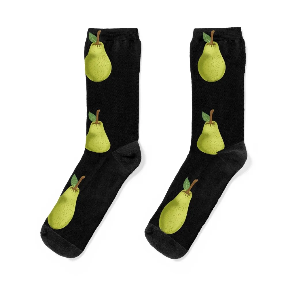 

Juicy Green Pear and Juicy Fruit for Pear Lovers Socks cartoon shoes cute hip hop Women's Socks Men's