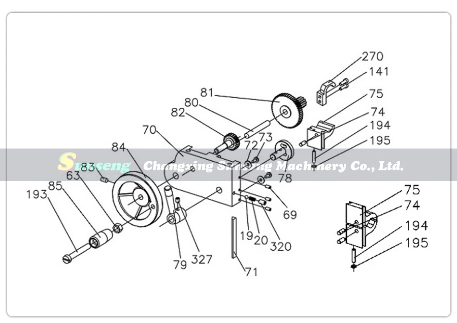 Groove Cam for SIEG C2-078 & C3-078 lathe accessories