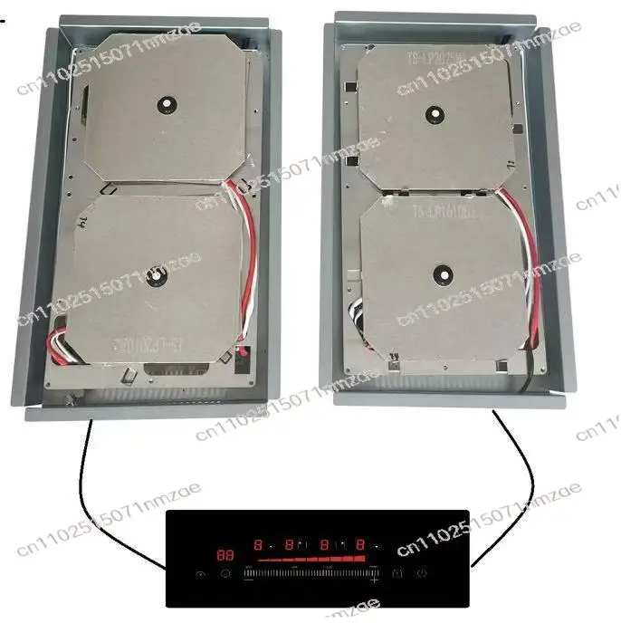 

Invisible Induction Cooker for Sintered Stone Countertop Infrared Sensor 4 Burners Cooktop