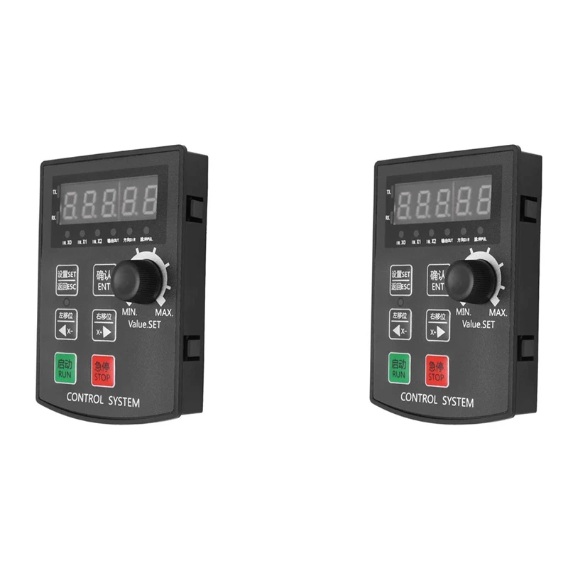 2X Servo Stepper Motor HF020: Writing Angle Positioning And Pulse Speed Control Without RS485 Expansion