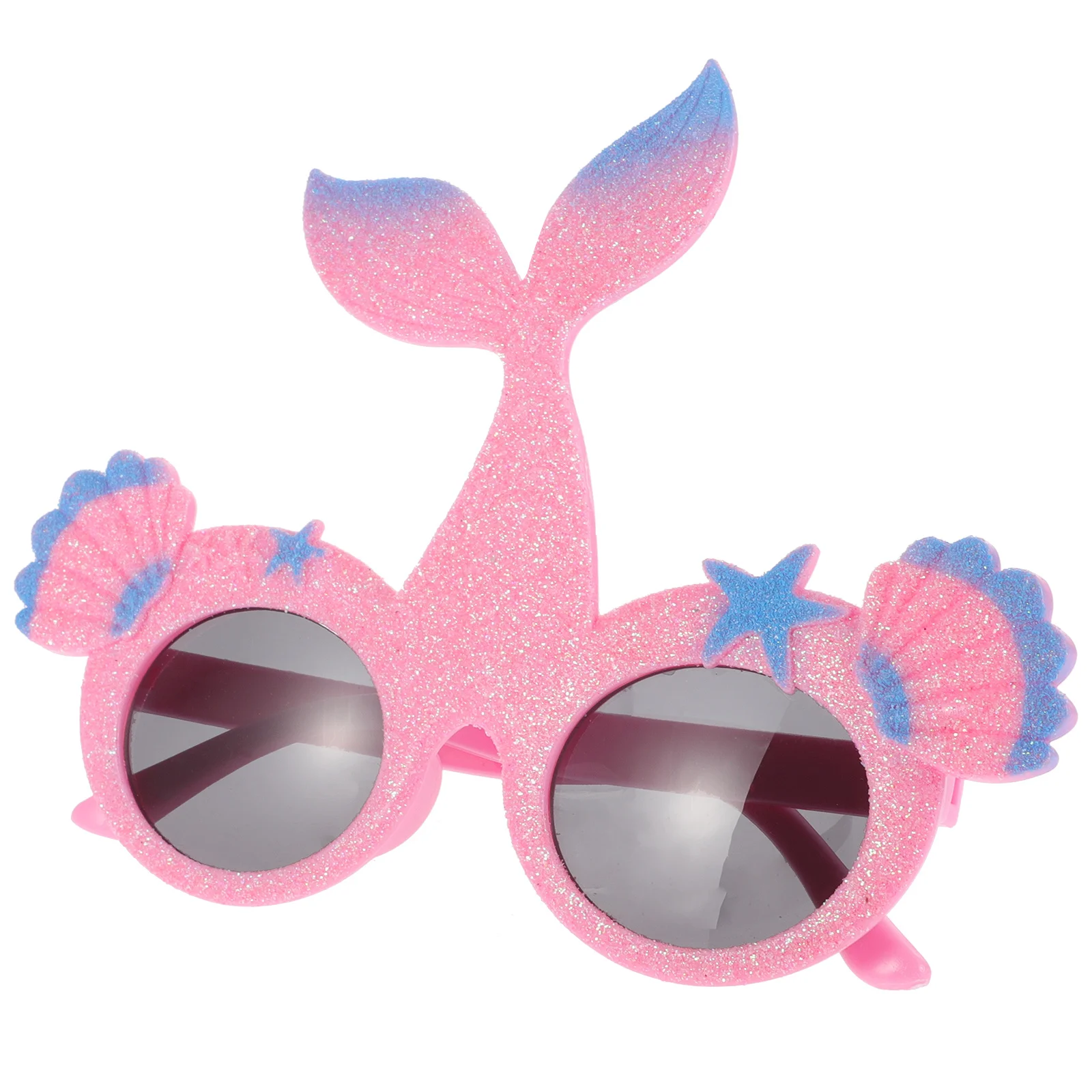 

1pc Mermaid Sunglasses Adults Beach Party Eyewear Costume Accessories Hawaii Photo Prop Decorative Fun Glasses