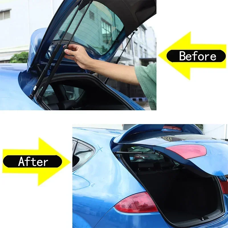 

For Seat Leon 2008-2012 Carbon Steel Black Car Trunk Tailgate Hydraulic Rod Spring Shock Absorber Rod Bracket Auto Accessories