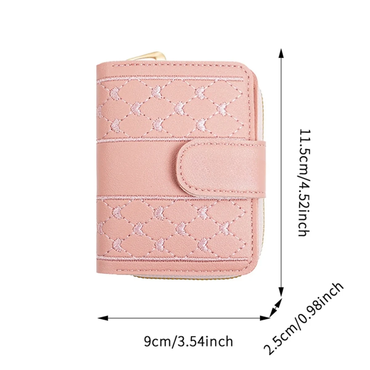Nowa damska portmonetka na rok 2025, krótka, zapinana na zamek, o dużej pojemności, portfel na monety, uniwersalna, w kolorze joker love, kopertówka, etui na karty, portfel damski.