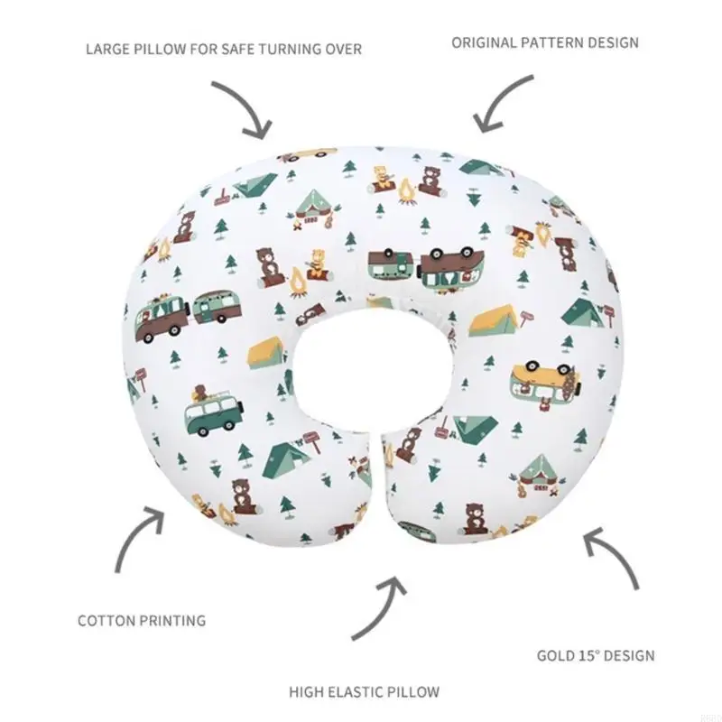 R66D القطن وسادة التمريض ملحق أنيق تغذية الطفل وسادة الأم والطفل الترابط وسادة القطن حديثي الولادة وسادة ترقيات