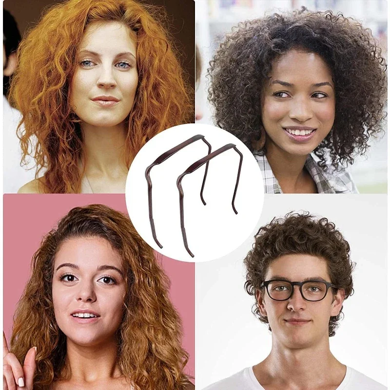 Wellenförmiges Quadratisches Brillen-Stirnband Haar-Accessoire Sonnenbrillen-Haarspange Vielseitiges Outdoor-Minimalistisches Sonnen-Haarband-Zubehör – Detail 6
