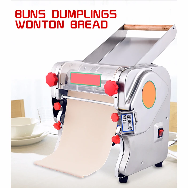 

Commercial Dough Machine Stainless Steel Dumpling Wrapper Machine Noodle Maker Automatic Household Small Electric Dough Press