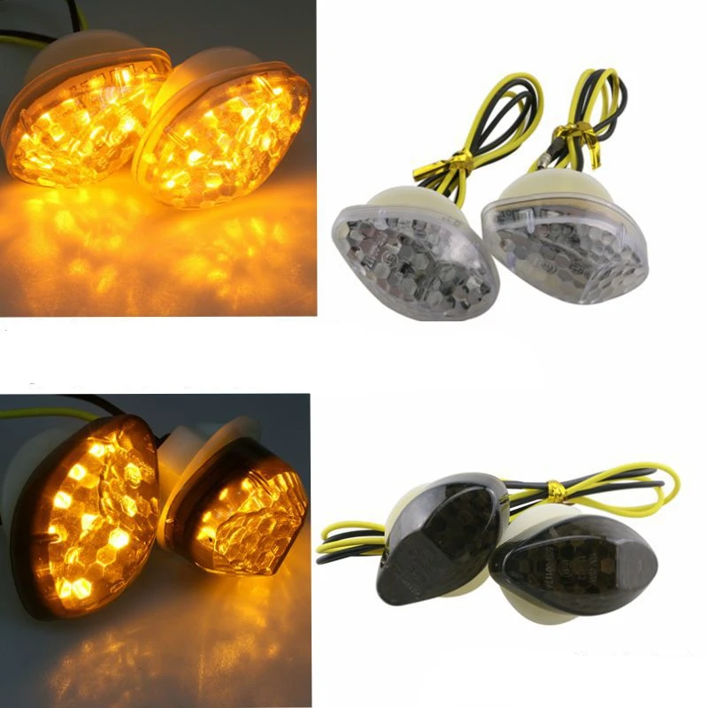 

Flush Mount LED Indicator Light Moto Flashing for Yamaha YZF R1 R6 YZF R6S FZ1S FAZER 1000 FZ6S FAZER 600 Motorcycle Turn Signal