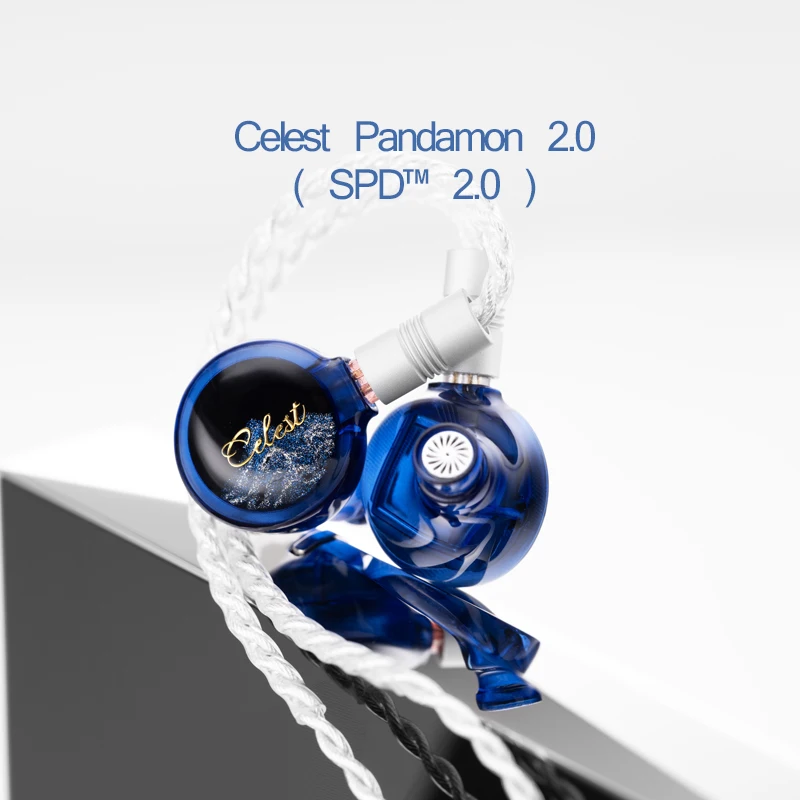 Kinera Celest سماعة Pandamon ، سماعة رأس للألعاب ، شاشة IEMs داخل الأذن ، 2 دبوس ، كابل ، 10 ange ، SPD ، سائق مربع ، مستو