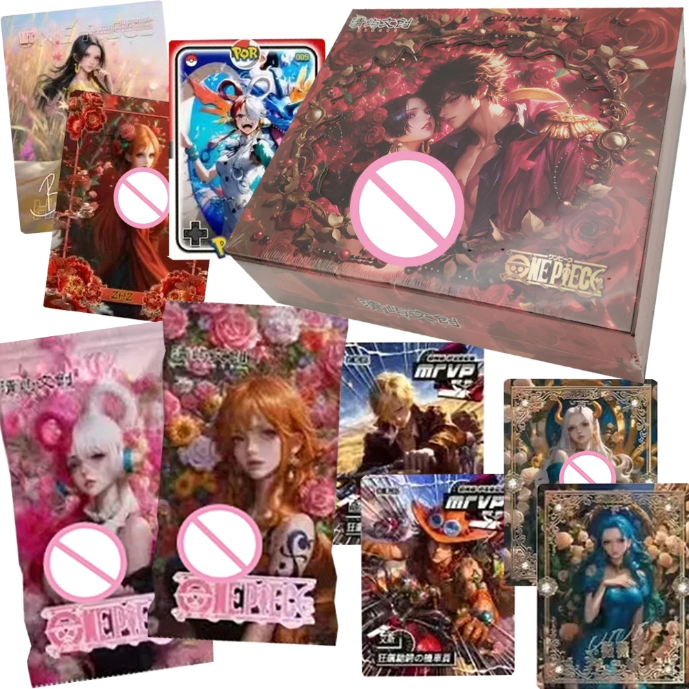 

One Piece Collection Cards for Boys Girls Trendy Classic Anime IP Charm Goddess SSR Colorful Character Hobby Cards Xmas Toy Gift