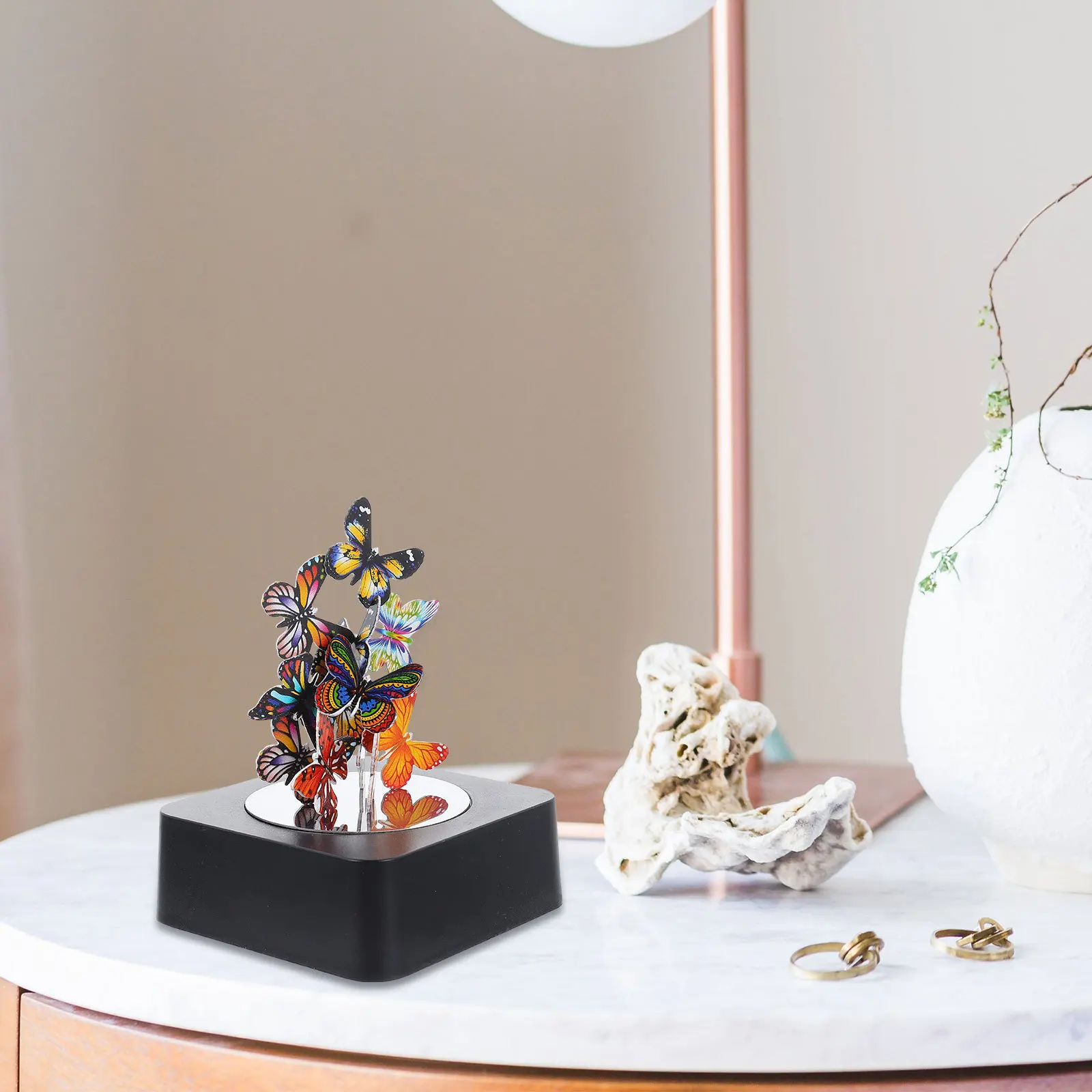 1 مجموعة 1 مجموعة المغناطيسي فراشة النحت Diy التعليمية اللعب سطح المكتب ديكور مكتب الديكور الإجهاد الإغاثة #6