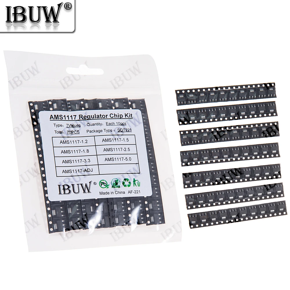 70PCS 7Values AMS11…