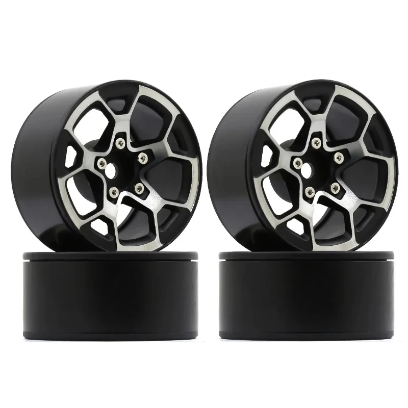 RapDuty-Moyeu de Jante Beadlock de 140 Pouces, pour Voiture 1.9 RC Inoler Axial SCX10 Traxxas TRtage RCversiD90 Redcat Gen8 MST, 4 Pièces, 1/10g/Pièce