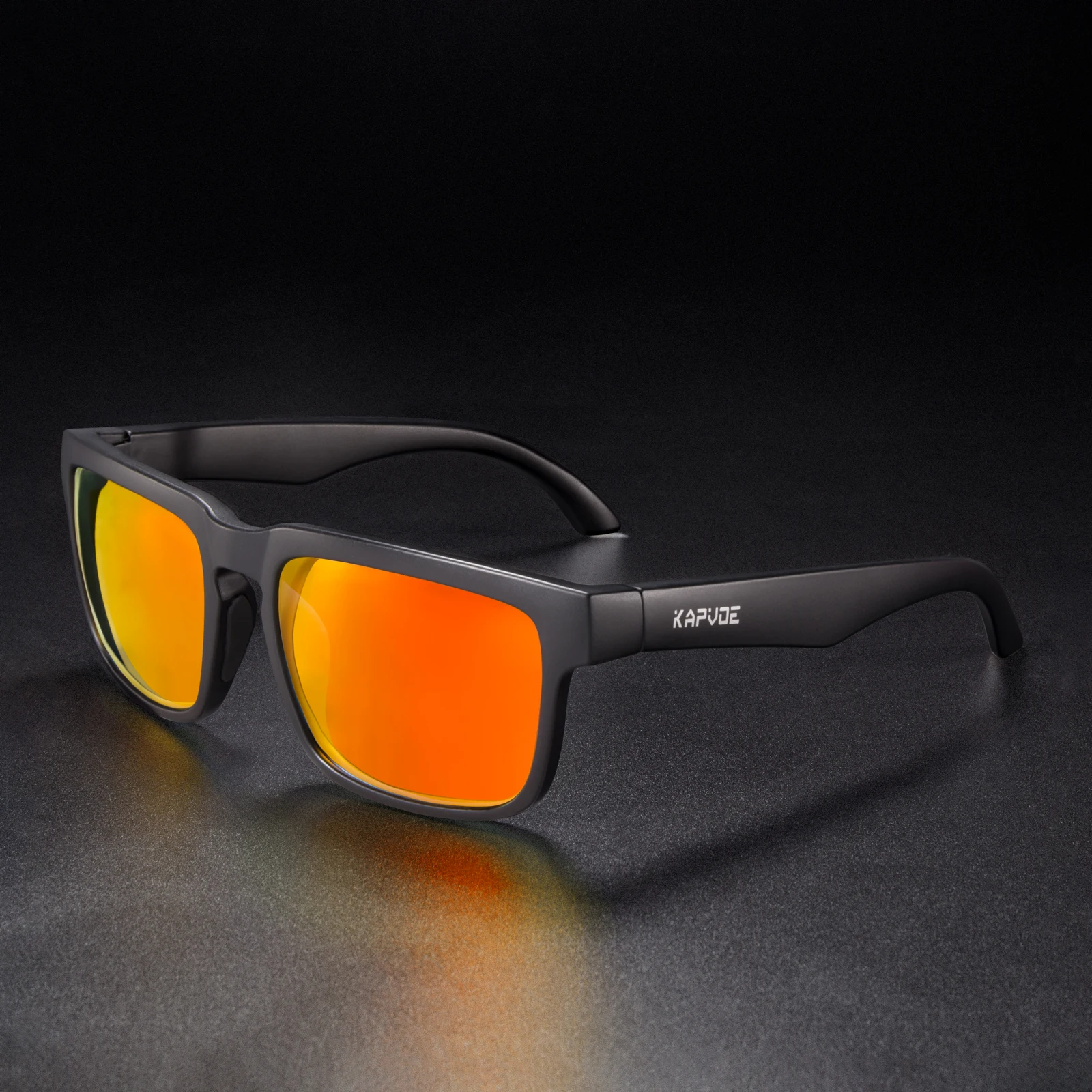 KAPVOE Polarisierte Mode Radfahren Sonnenbrille Fahrrad Camping Brillen UV400 Outdoor Brille MTB Sport Winddicht Brille