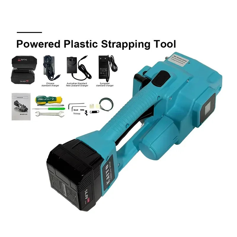 Automatic Cutting Strapping Device for Alloy Steel Gear 0.4-1.2mm Strap Thickness Paper Textile Baling Supply Working Tool