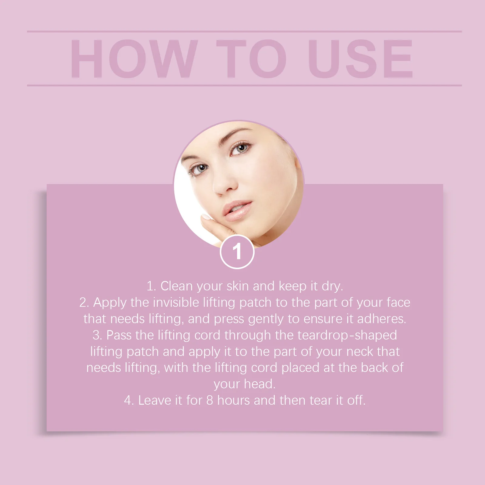 Eelhoe Collagen Invisible Facial Patch Set V Lift Anti W-rinkle Skin Care Waterproof Tape Face Forehead Lifting Firming Patches - Image 6