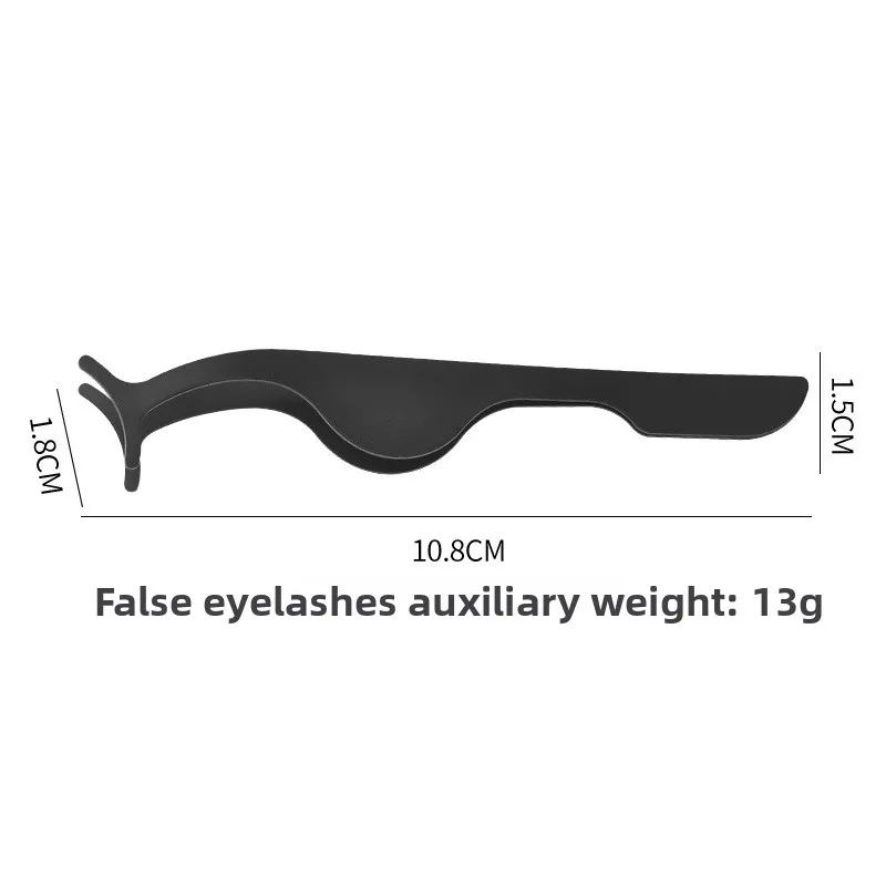 Assistente per ciglia finte in acciaio inossidabile, piegaciglia colorata, pinzette, strumento di bellezza portatile