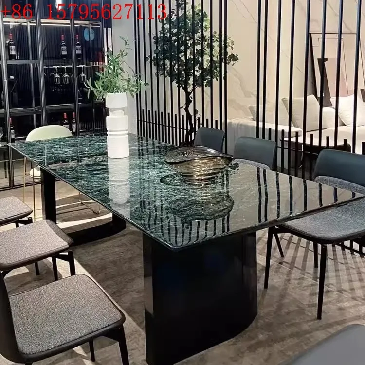 

Круглый обеденный стол из натурального мрамора High sense Light, роскошный натуральный итальянский обеденный стол