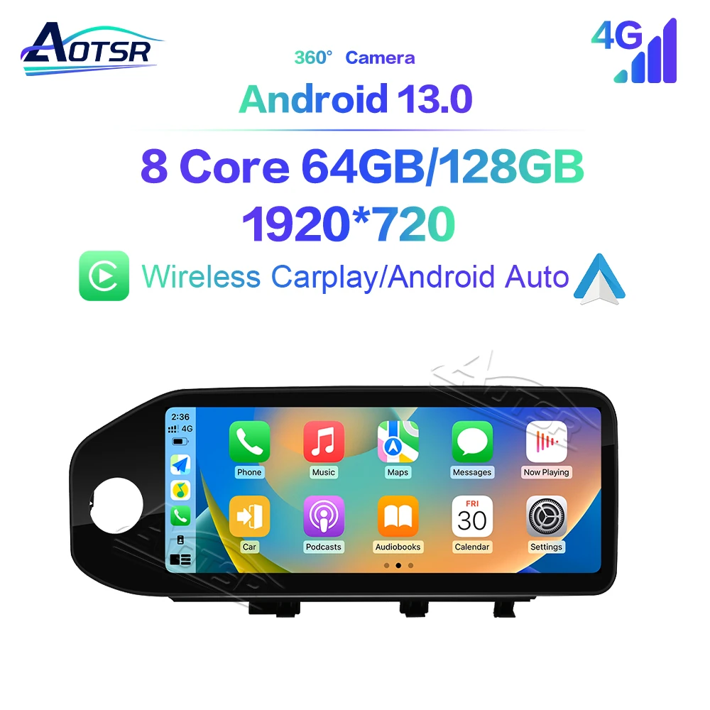 

Автомобильные аксессуары: 12.3-дюймовый Android 13 CarPlay автомобильный радиоприемник для Lexus LS 2018-2024, сенсорный экран, мультимедийный плеер, GPS-навигация, DSP