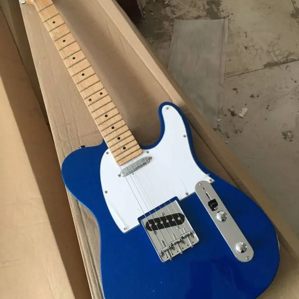 Factory Direct Sales of High-quality Professional Electric Guitar Dark Blue(Real picture)