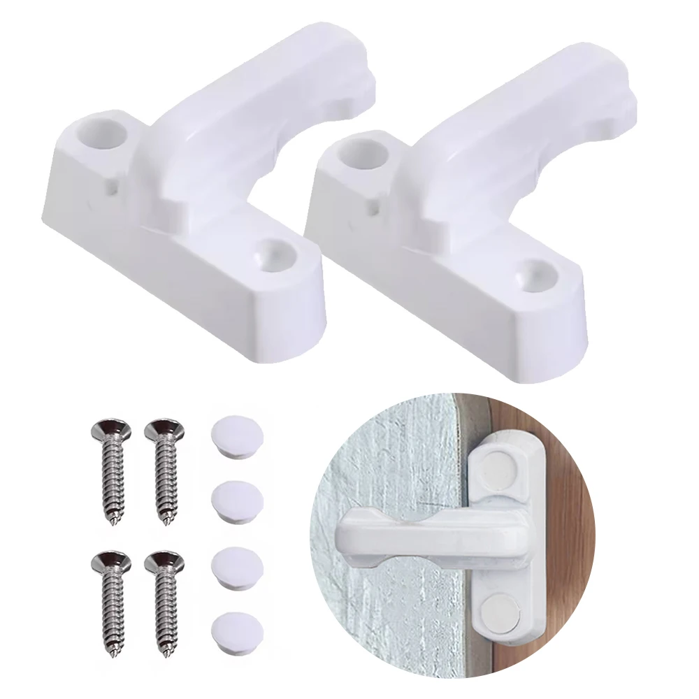 2PCS Versatile RV Table Clamp - Durable ABS, Rotating Lock For Easy Wall Mounting & Secure Hold, Trailer, Table Board, Hook