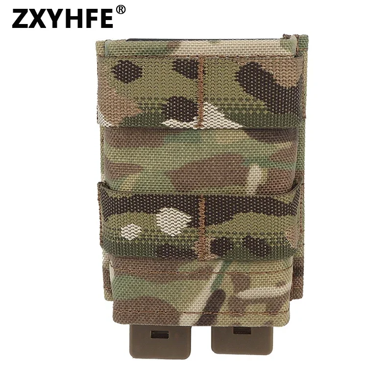 

ZXYHFE Tactical Hunting FAST 7.62 Single Mag Pouch Medium Insert Open Clip Strap Bag Magazine Airsoft Paintball Accessories Gear