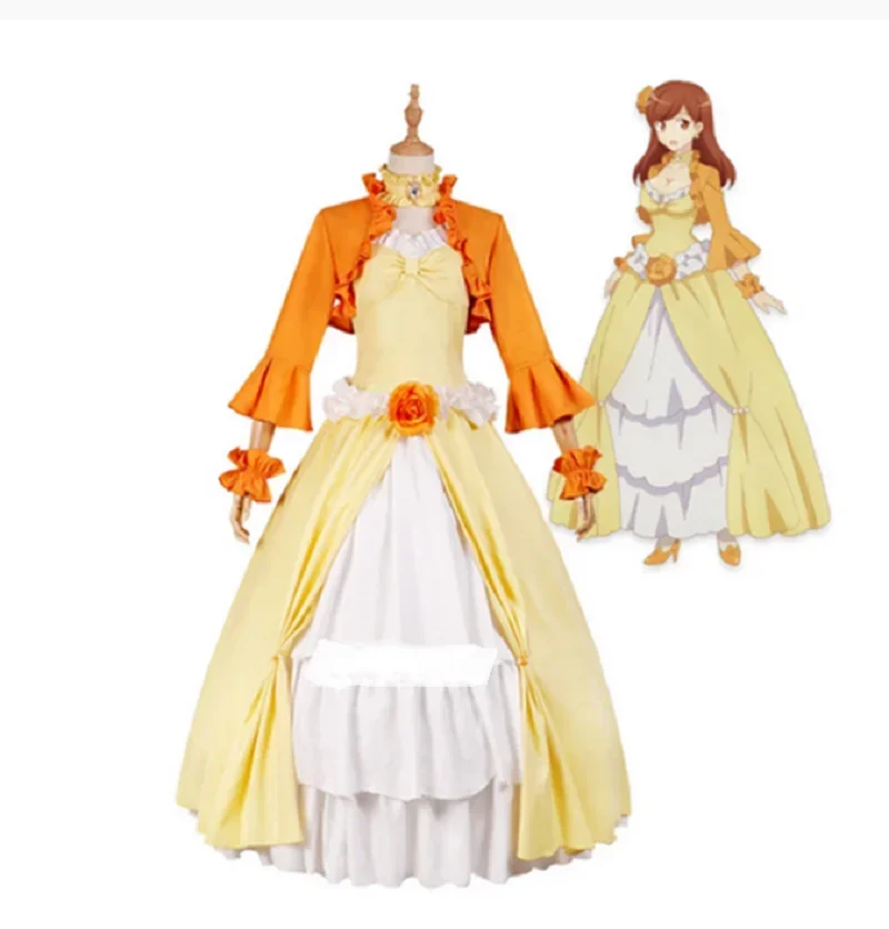 Anime Hamefura mi próxima vida como villano: todos los rutas líderes a la caza María vestido de Cosplay disfraz de Halloween