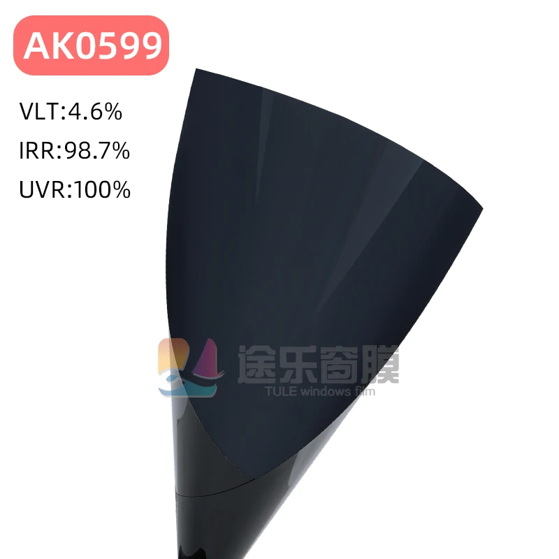 Film Kaca Mobil Nano Keramik 4MIL UV 99% Harga Pabrik 1.52*30m Film Kaca Mobil Anti Panas Film Kaca Mobil Berwarna